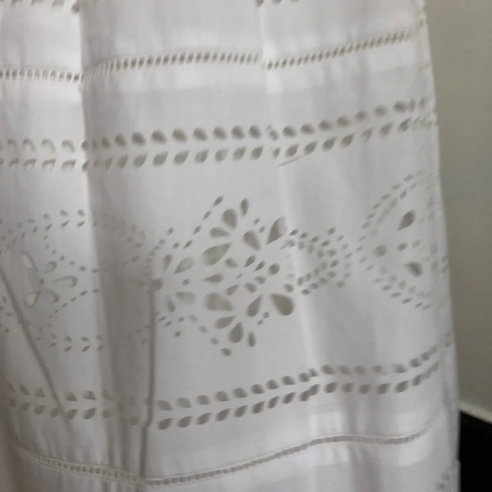 J. Crew Laser-Cut Poplin Midi Skirt - Picture 8 of 9
